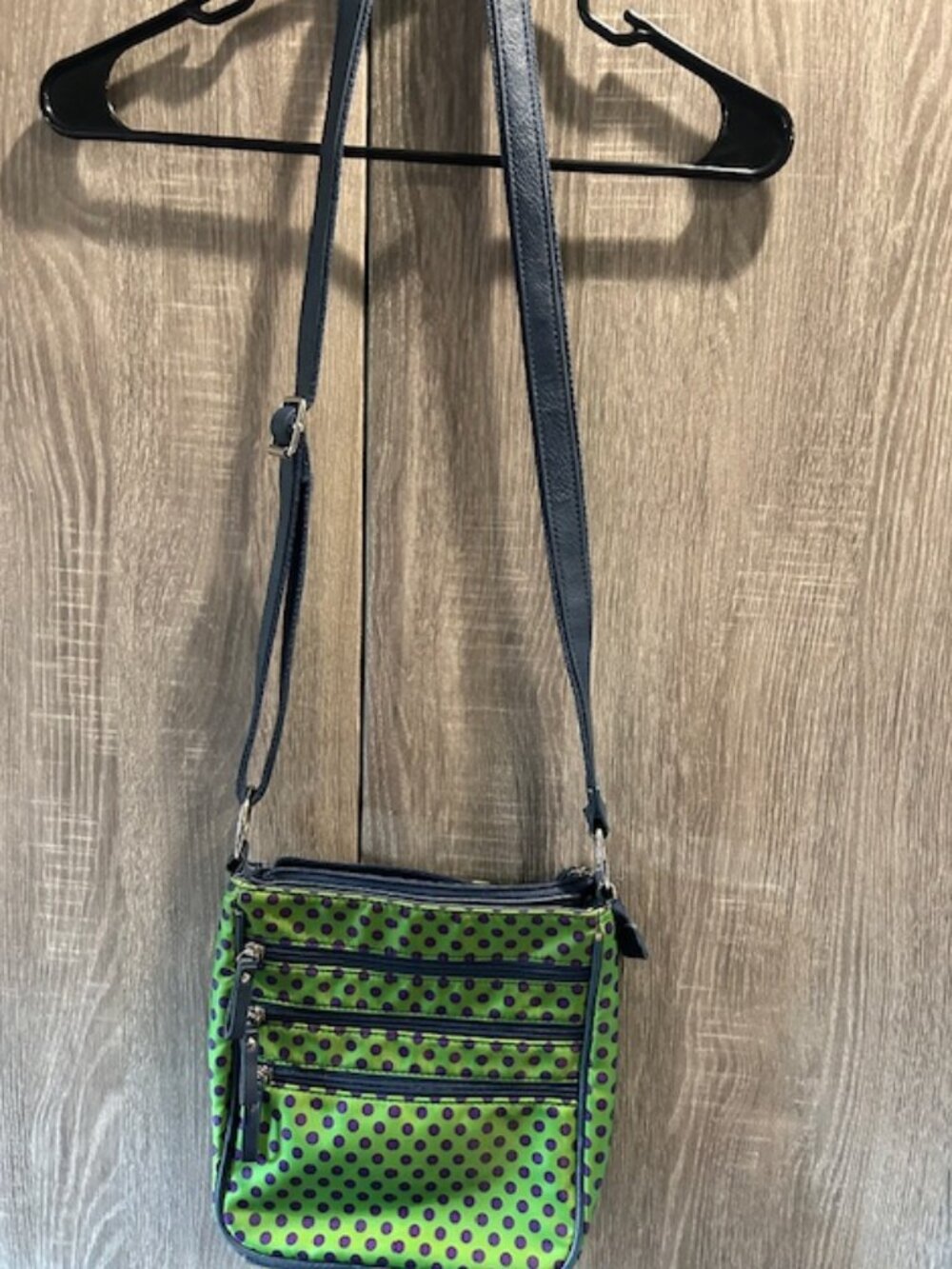 Bueno 3 Zip Front Cross body Bag